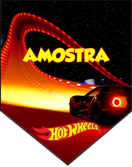 Hot Wheels Varal Personalizado Parabens Mais Nome P Entrega