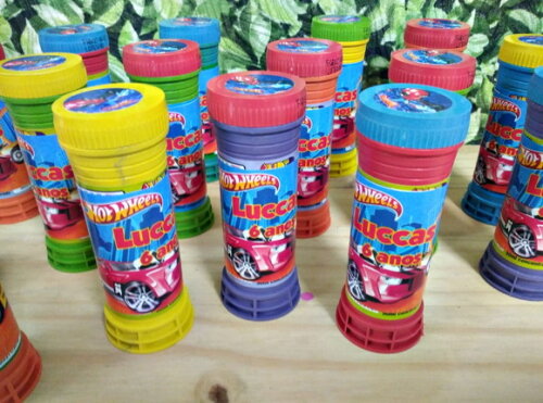Hot Whells Bolinha de Sabão Personalizada Pronta Entrega