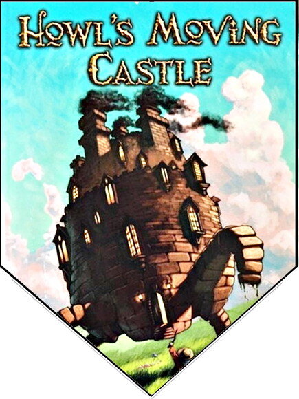 Howl's Moving Castle Varal Personalizado Parabens Mais Nome