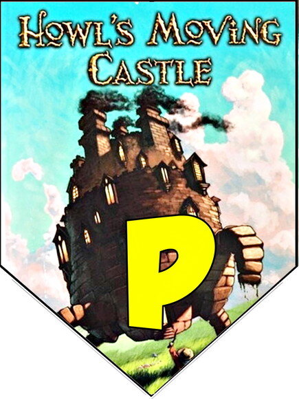 Howl's Moving Castle Varal Personalizado Parabens Mais Nome