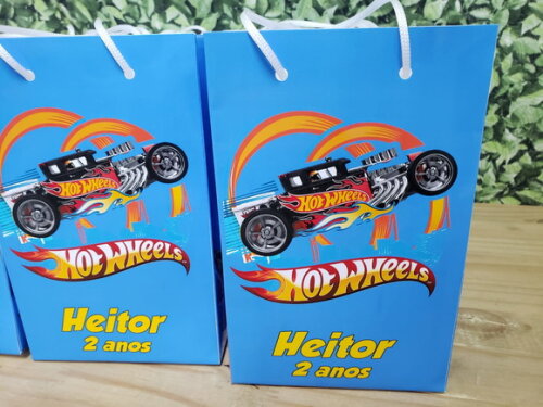Hot Whels Sacola Personalizada Pronta Entrega