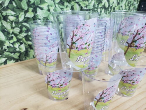 Jardim Encantado Copos Personalizados 300 ml Pronta Entrega