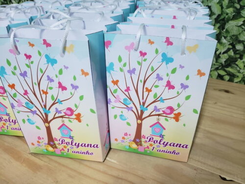 Jardim Encantado Sacola Personalizada Pronta Entrega