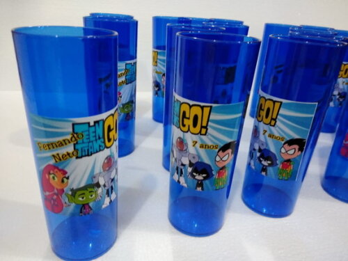 Jovens Titãs Copo Long Drink Personalizados