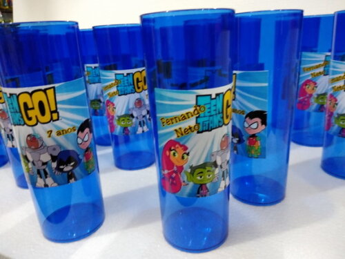 Jovens Titãs Copo Long Drink Personalizados