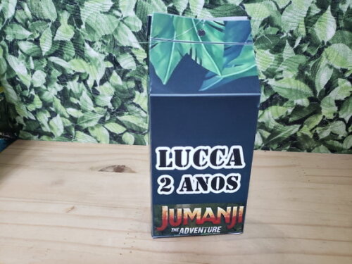 Jumanji Caixa Milk Personalizada Pronta Entrega