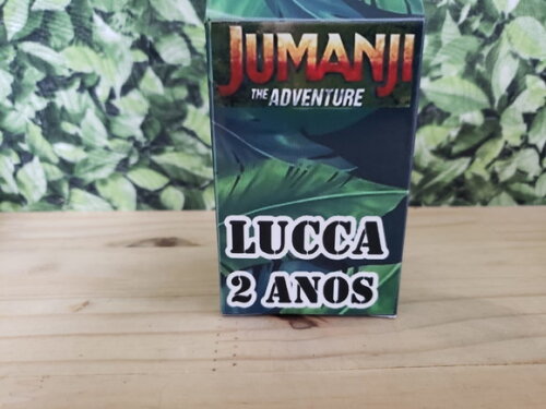 Jumanji Caixa Milk Personalizada Pronta Entrega