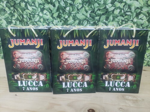 Jumanji Sacola Personalizada Pronta Entrega