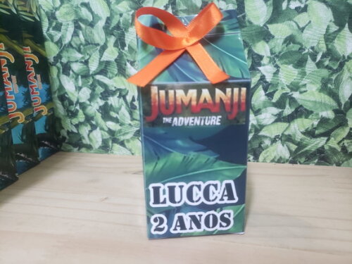 Jumanji Caixa Milk Personalizada Pronta Entrega