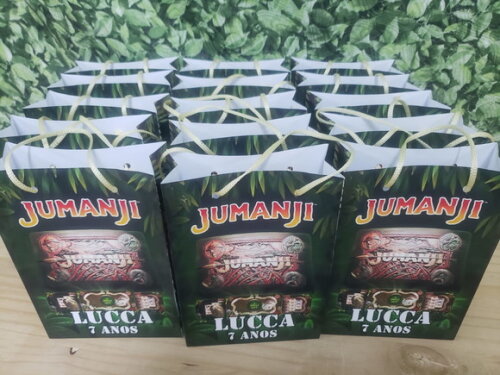 Jumanji Sacola Personalizada Pronta Entrega