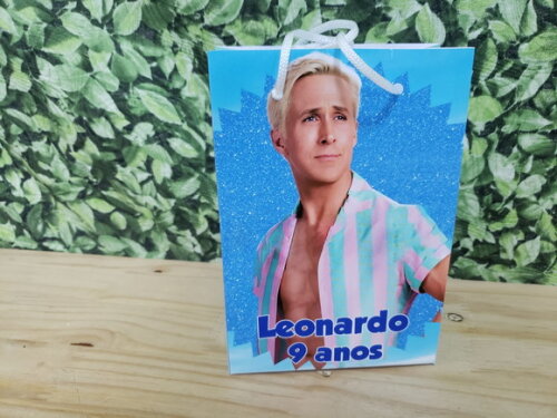 Ken Barbie Sacola Personalizada Pronta Entrega