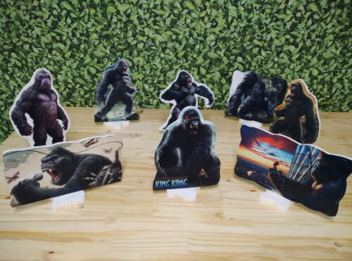 King Kong Kit de Mesa Displays 8 Peças Pronta Entrega