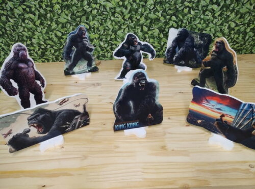 King Kong Kit de Mesa Displays 8 Peças Pronta Entrega