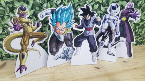 Kit Dragon Ball mdf 5 Peças
