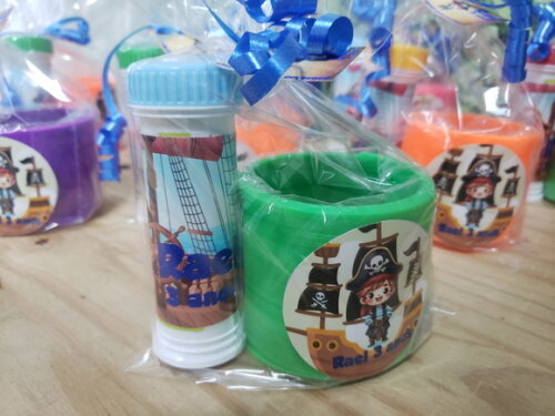 Kit Lembrancinha Personalizada Pirata Pronta Entrega