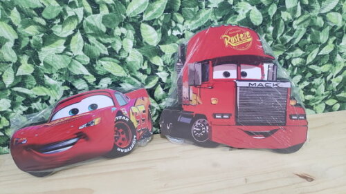 Kit Personagens Carros 2 Peças mdf