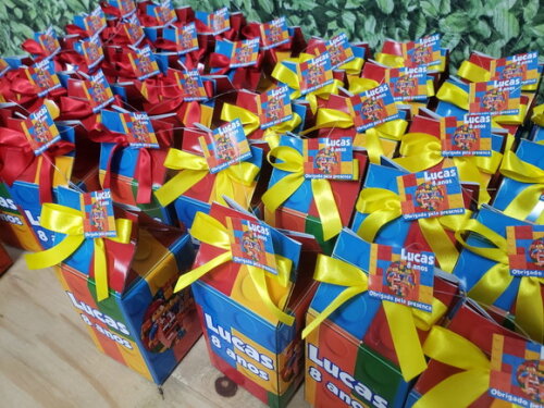 Lego Caixa Milk Personalizada Pronta Entrega
