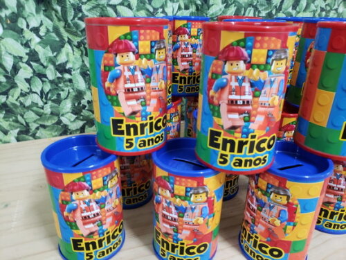 Lego Cofrinhos Personalizados Pronta Entrega