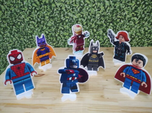 Lego Herois Kit de Mesa Displays 7 Peças Pronta Entrega