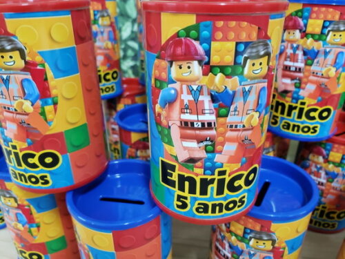 Lego Cofrinhos Personalizados Pronta Entrega