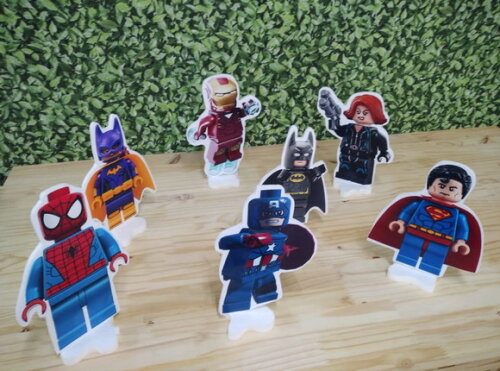Lego Herois Kit de Mesa Displays 7 Peças Pronta Entrega