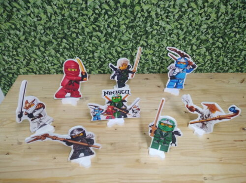 Lego Ninjago Kit de Mesa Displays 8 Peças Pronta Entrega