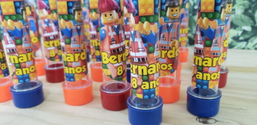 Lego Tubetes Lembrancinhas Personalizadas Pronta Entrega
