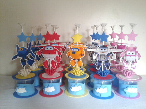Lembrança e Centro Mesa Super Wings
