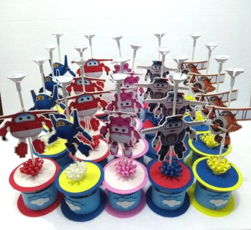 Lembrança e Centro Mesa Super Wings