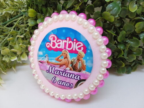 Lembrancinha Barbie Imã de Geladeira