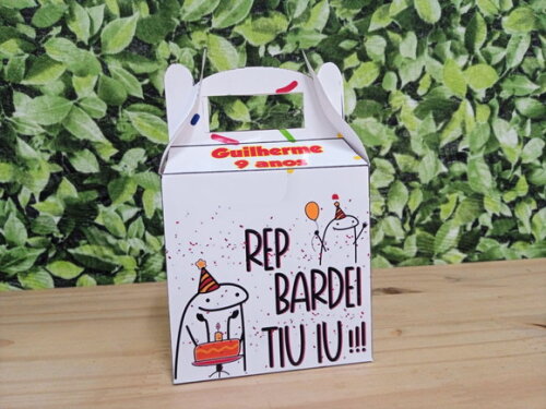 Lembrancinha Bento Flork Caixa Maleta