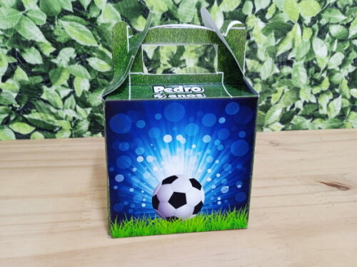 Lembrancinha Caixa Maleta Futebol