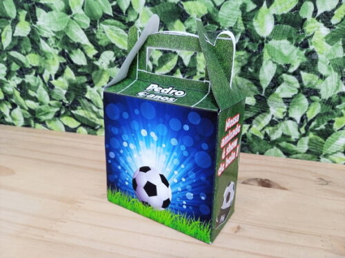 Lembrancinha Caixa Maleta Futebol
