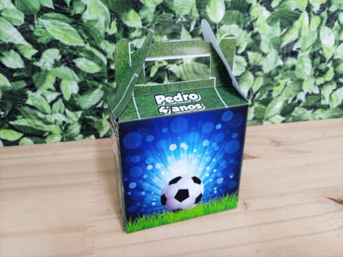Lembrancinha Caixa Maleta Futebol