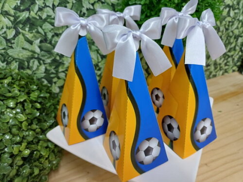 Lembrancinha Caixa Pirâmide Copa do Mundo