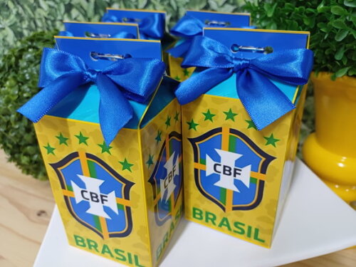 Lembrancinha Copa do Mundo Caixa Milk Personalizada