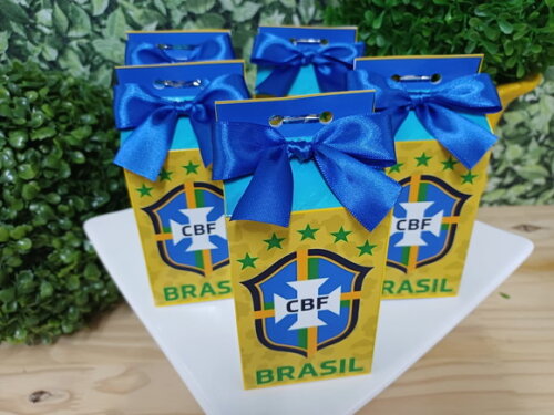 Lembrancinha Copa do Mundo Caixa Milk Personalizada