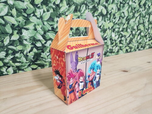 Lembrancinha Dragon Ball Z Caixa Maleta