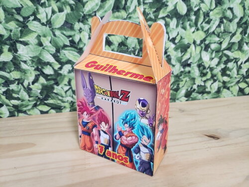 Lembrancinha Dragon Ball Z Caixa Maleta