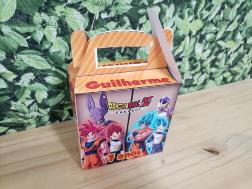 Lembrancinha Dragon Ball Z Caixa Maleta