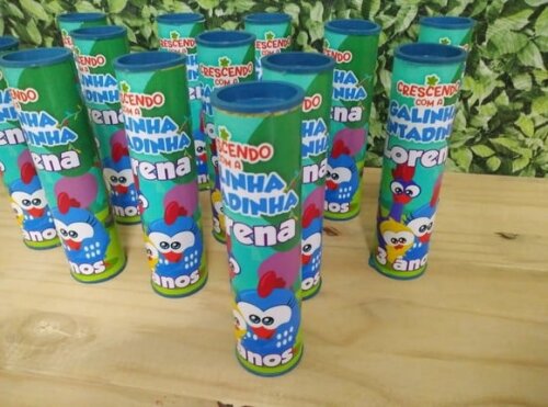 Lembrancinha Galinha Pintadinha Pega Varetas Personalizada
