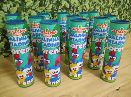 Lembrancinha Galinha Pintadinha Pega Varetas Personalizada