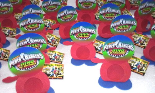 Lembrancinha Power Rangers