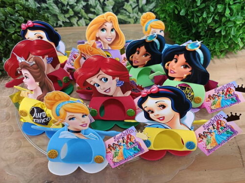 Lembrancinha Princesas Porta Bombons