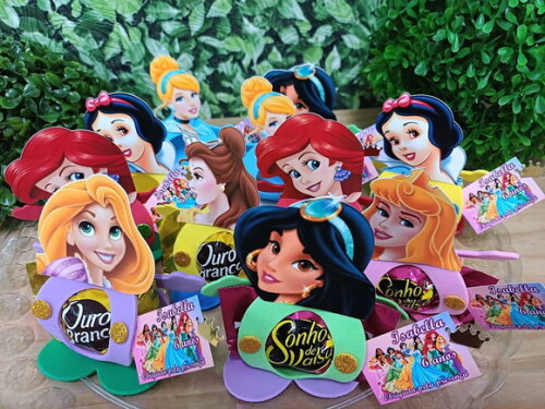 Lembrancinha Princesas Porta Bombons