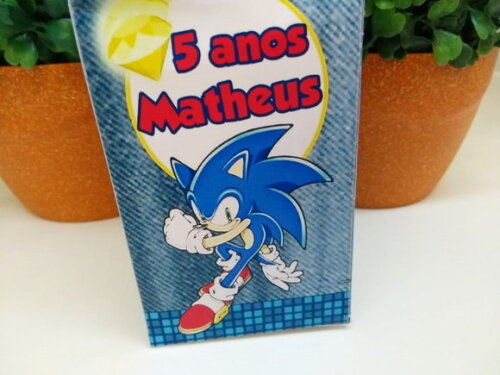 Lembrancinha Sonic
