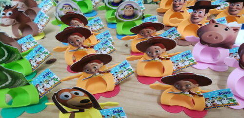Lembrancinha Toy Story Porta Bombom Personalizado