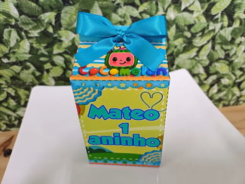 Lembrancinhas Cocomelon Caixa Milk