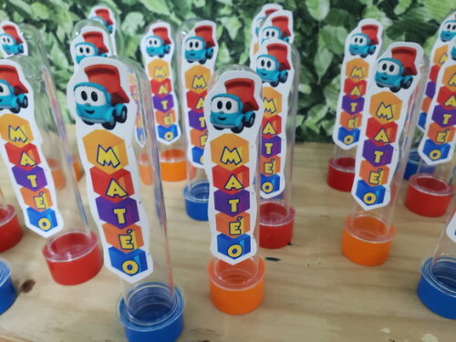 Leo Caminhão Tubetes Personalizados Pronta Entrega