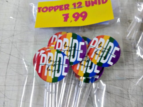 Lgbt Topper para Docinhos 36 Unidades
